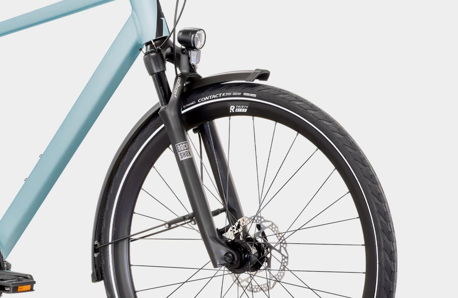 Rose Black Lava TR: das attraktive Allroundbike gibt es jetzt auch mit komfortabler Federung! 6 Rose Black Lava TR 2 Federgabel