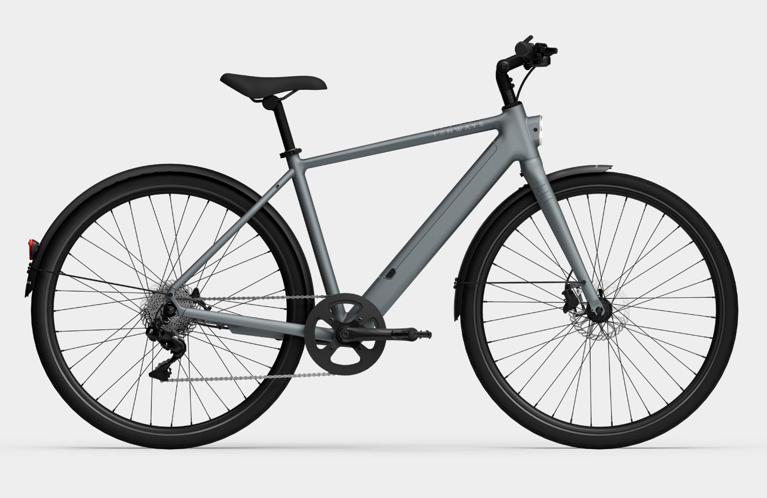 Tenways CGO 600 Plus: das leichte und erschwingliche Urban E-Bike gibts jetzt auch mit Kettenschaltung 3 Tenways CGO 600 Plus Urban E Bike Pebble Grey