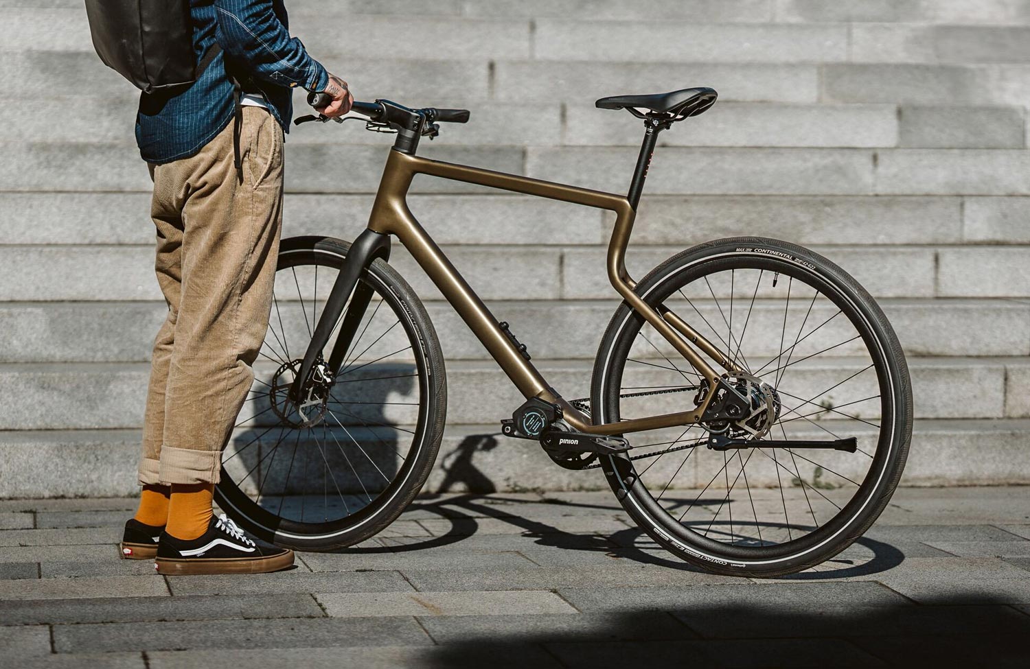 Urwahn Stadtfuchs 2.0: Update für das ikonische E-Bike mit 3D-gedrucktem Stahlrahmen 6 Urwahn Bikes Stadtfuchs Sport 2 Pinion